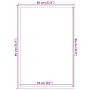 Felpudo gris 60x90 cm by , Doormats - Ref: Foro24-4105635, Price: 16,89 €, Discount: %