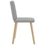 Sillas de comedor 4 uds tela gris nube de , Sillas de comedor - Ref: Foro24-3315177, Precio: 193,14 €, Descuento: %