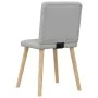 Sillas de comedor 4 uds tela gris nube de , Sillas de comedor - Ref: Foro24-3315177, Precio: 193,14 €, Descuento: %