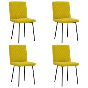 Sillas de comedor 4 unidades terciopelo amarillo von , Essstühle - Ref: Foro24-3315210, Preis: 165,12 €, Rabatt: %