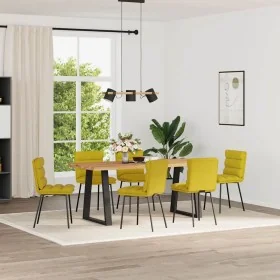 Sillas de comedor 6 unidades terciopelo amarillo von , Essstühle - Ref: Foro24-3315659, Preis: 267,85 €, Rabatt: %