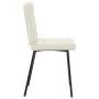 Sillas de comedor 4 unidades terciopelo crema de , Sillas de comedor - Ref: Foro24-3315189, Precio: 170,46 €, Descuento: %