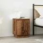 Mesilla de noche con luces LED madera vieja 38x34x50 cm by , Nightstands - Ref: Foro24-861279, Price: 46,92 €, Discount: %