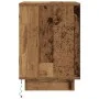 Mesilla de noche con luces LED madera vieja 38x34x50 cm by , Nightstands - Ref: Foro24-861279, Price: 46,92 €, Discount: %