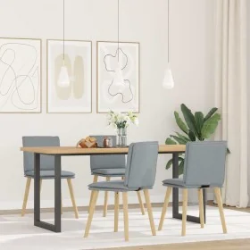 Sillas de comedor 4 unidades tela gris claro von , Essstühle - Ref: Foro24-3315355, Preis: 210,66 €, Rabatt: %