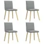 Sillas de comedor 4 unidades tela gris claro von , Essstühle - Ref: Foro24-3315355, Preis: 210,66 €, Rabatt: %