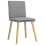 Sillas de comedor 4 unidades tela gris claro von , Essstühle - Ref: Foro24-3315355, Preis: 210,66 €, Rabatt: %