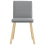 Sillas de comedor 4 unidades tela gris claro von , Essstühle - Ref: Foro24-3315355, Preis: 210,66 €, Rabatt: %