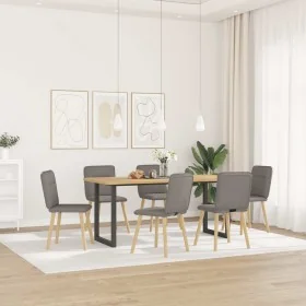 Sillas de comedor 6 unidades de tela gris taupe de , Sillas de comedor - Ref: Foro24-3315596, Precio: 299,32 €, Descuento: %
