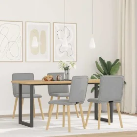 Sillas de comedor 4 uds tela gris nube von , Essstühle - Ref: Foro24-3315329, Preis: 200,61 €, Rabatt: %