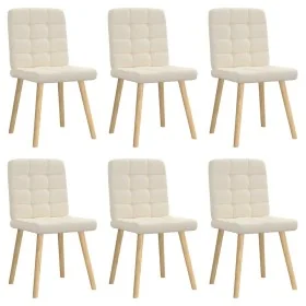 Sillas de comedor 6 unidades lino de , Sillas de comedor - Ref: Foro24-3315472, Precio: 316,02 €, Descuento: %