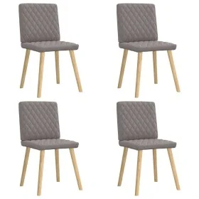 Sillas de comedor 4 unidades tela taupe de , Sillas de comedor - Ref: Foro24-3315227, Precio: 199,31 €, Descuento: %