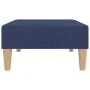 Reposapiés de tela azul 78x56x32 cm de , Otomanas - Ref: Foro24-337680, Precio: 59,64 €, Descuento: %