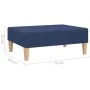 Reposapiés de tela azul 78x56x32 cm de , Otomanas - Ref: Foro24-337680, Precio: 59,64 €, Descuento: %