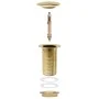 Desagüe empuje sin función desbordamiento dorado 6,4x6,4x9,1 cm by , Faucets - Ref: Foro24-149062, Price: 19,44 €, Discount: %