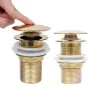Desagüe empuje sin función desbordamiento dorado 6,4x6,4x9,1 cm by , Faucets - Ref: Foro24-149062, Price: 19,44 €, Discount: %