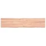 Encimera baño madera maciza tratada marrón claro 140x30x(2-6)cm by , Countertops - Ref: Foro24-3156146, Price: 81,11 €, Disco...