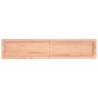 Encimera baño madera maciza tratada marrón claro 140x30x(2-6)cm by , Countertops - Ref: Foro24-3156146, Price: 81,11 €, Disco...