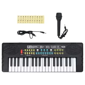 Teclado eléctrico de piano 37 teclas con micrófono para niños de , Pianos - Ref: Foro24-4103506, Precio: 41,13 €, Descuento: %