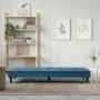 Sofá cama con portavasos terciopelo azul de , Sofás - Ref: Foro24-351919, Precio: 263,21 €, Descuento: %