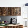 Armarios de pared 2 uds para garaje madera roble ahumado de , Armarios industriales - Ref: Foro24-860634, Precio: 59,45 €, De...