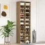 Zapatero de madera contrachapada roble artisian 54x34x183 cm de , Zapateros y organizadores de calzado - Ref: Foro24-859385, ...
