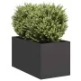 Jardinera de acero laminado en frío negro 40x80x40 cm de , Maceteros y jardineras - Ref: Foro24-860731, Precio: 65,35 €, Desc...