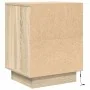 Mesilla de noche con luces LED roble Sonoma 38x34x50 cm by , Nightstands - Ref: Foro24-861287, Price: 57,56 €, Discount: %