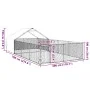 Caseta perros exterior con corral 7x3x1,9 m acero galvanizado de , Casetas para perros - Ref: Foro24-3329244, Precio: 273,07 ...