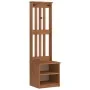 Perchero de entrada SANDENS 45x40x159,5cm madera maciza de pino by , Benches for halls and storage - Ref: Foro24-4010478, Pri...