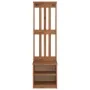 Perchero de entrada SANDENS 45x40x159,5cm madera maciza de pino by , Benches for halls and storage - Ref: Foro24-4010478, Pri...