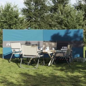 Cortaviento de camping impermeable azul 344x120 cm de , Paravientos - Ref: Foro24-4009652, Precio: 27,44 €, Descuento: %