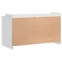 Banco de recibidor SANDNES madera maciza pino blanco 87x40x50cm by , Benches for halls and storage - Ref: Foro24-4010465, Pri...