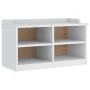 Banco de recibidor SANDNES madera maciza pino blanco 87x40x50cm by , Benches for halls and storage - Ref: Foro24-4010459, Pri...