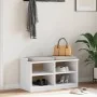 Banco de recibidor SANDNES madera maciza pino blanco 87x40x50cm by , Benches for halls and storage - Ref: Foro24-4010459, Pri...