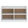 Banco de recibidor SANDNES madera maciza pino blanco 87x40x50cm by , Benches for halls and storage - Ref: Foro24-4010459, Pri...
