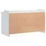 Banco de recibidor SANDNES madera maciza pino blanco 87x40x50cm by , Benches for halls and storage - Ref: Foro24-4010459, Pri...