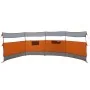 Cortaviento de camping impermeable gris naranja 510x153 cm de , Paravientos - Ref: Foro24-4009650, Precio: 40,50 €, Descuento: %