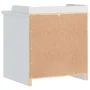 Banco de recibidor SANDNES madera maciza pino blanco 45x40x50cm by , Benches for halls and storage - Ref: Foro24-4010450, Pri...