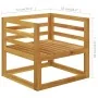 Garden furniture 8 pcs cream cushions solid acacia wood by vidaXL, Garden sets - Ref: Foro24-3057645, Price: 845,61 €, Discou...
