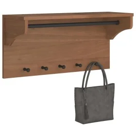 Perchero de pared SANDNES madera maciza de pino 87x30x42 cm by , Hat and coat racks - Ref: Foro24-4010473, Price: 67,86 €, Di...