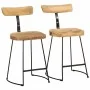 Taburetes de barra 2 uds madera maciza de mango 49x43x79 cm by , Kitchen stools - Ref: Foro24-4013523, Price: 130,30 €, Disco...