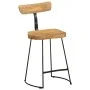Taburetes de barra 2 uds madera maciza de mango 49x43x79 cm by , Kitchen stools - Ref: Foro24-4013523, Price: 130,30 €, Disco...