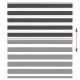 Estor cebra negro 135x100 cm tejido ancho 130,9 cm poliéster de , Persianas y estores - Ref: Foro24-4014216, Precio: 23,52 €,...
