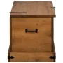 Baúl de almacenamiento HALDEN de madera maciza 91x48x47 cm de , Baúles de almacenamiento - Ref: Foro24-4018401, Precio: 160,4...
