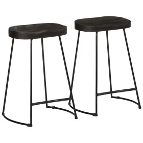 Taburetes de barra 45x40x62 cm madera maciza de mango by , Kitchen stools - Ref: Foro24-4013528, Price: 111,48 €, Discount: %