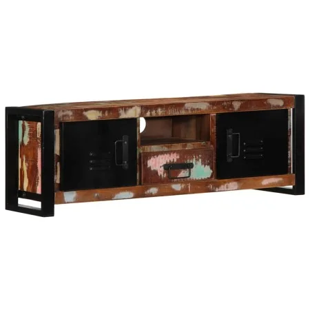Mueble para la TV 100x30x35 madera maciza reciclada de , Muebles TV - Ref: Foro24-4013594, Precio: 186,12 €, Descuento: %