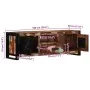 Mueble para la TV 100x30x35 madera maciza reciclada de , Muebles TV - Ref: Foro24-4013594, Precio: 186,12 €, Descuento: %