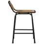 Taburetes de barra 4 uds 46x35,5x70 cm madera maciza de mango de , Taburetes de cocina - Ref: Foro24-4013535, Precio: 225,68 ...