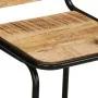 Taburetes de barra 4 uds 46x35,5x70 cm madera maciza de mango de , Taburetes de cocina - Ref: Foro24-4013535, Precio: 225,68 ...